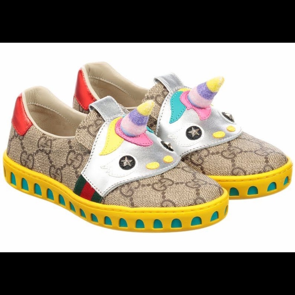 Gucci unicorn shoes